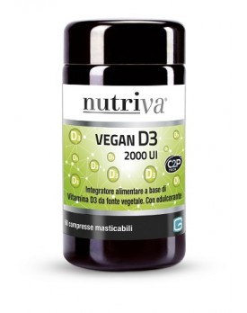 NUTRIVA VEGAN D3 60 COMPRESSE 2000 UI