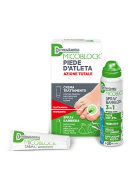 DERMOVITAMINA MICOBLOCK PIEDE D'ATLETA CREMA 30 ML + SPRAY BARRIERA 3 IN 1 100 ML