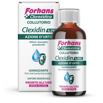 FORHANS CLEXIDIN 0,20 S/ALCOOL