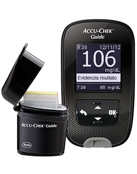 KIT GLUCOMETRO ACCU-CHEK GUIDE MG/DL + PUNGIDITO FASTCLIXDITO FASTCLIX