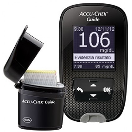 KIT GLUCOMETRO ACCU-CHEK GUIDE MG/DL + PUNGIDITO FASTCLIXDITO FASTCLIX