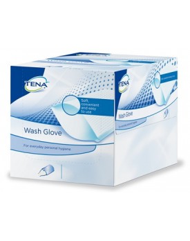 TENA WASH GLOVE 50PZ