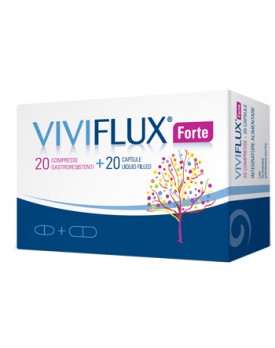 VIVIFLUX FORTE 20 COMPRESSE GASTRORESISTENTI + 20 CAPSULE LIQUID FILLER