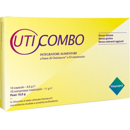 UTICOMBO 10 CAPSULE + 10 COMPRESSE MASTICABILI