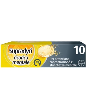 SUPRADYN RICARICA MENTALE 10 COMPRESSE