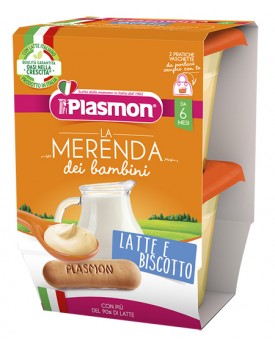 PLASMON Mer.Latte/Bisc.2x120g