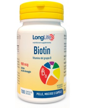 LONGLIFE BIOTIN 900mcg 100Cpr