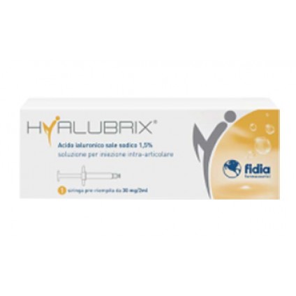 SIRINGA INTRA-ARTICOLARE HYALUBRIX ACIDO IALURONICO 1,5% 30MG 2 ML