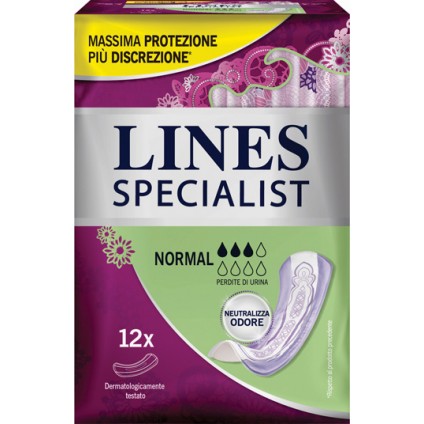 LINES SPECIALIST PANNOLONE NORMAL FARMA 12 PEZZI