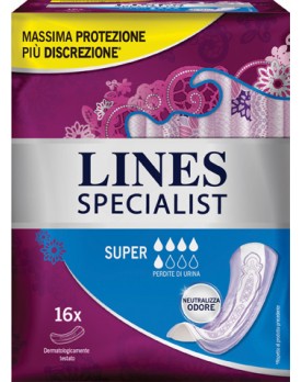 LINES SPECIALIST PANNOLONE SUPER FARMA 16 PEZZI