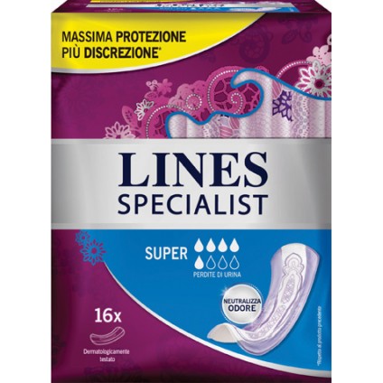 LINES SPECIALIST PANNOLONE SUPER FARMA 16 PEZZI