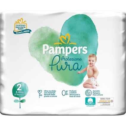 PAMPERS NATUR.2(3-6Kg)27pz