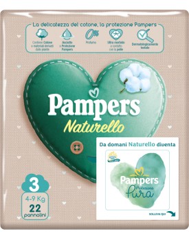 PAMPERS NATUR.3(4-9Kg)22pz