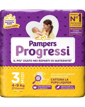 PAMPERS PROG.N/Baby3(4-9)27pz