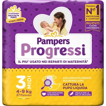 PAMPERS PROG.N/Baby3(4-9)27pz