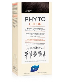 PHYTOCOLOR 5 CASTANO CHIARO 1 LATTE + 1 CREMA + 1 MASCHERA + 1 PAIO DI GUANTI