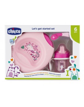 CH Set Pappa Rosa C/Cucch.6m+