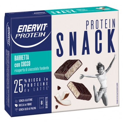 ENERVIT PROTEIN SNACK COCCO 8 BARRETTE 27 G