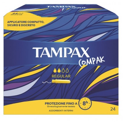 TAMPAX COMPAK Regular 24 Tamp.