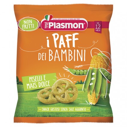 PLASMON PAFF Snack Pis/Mais15g