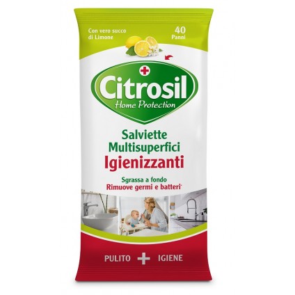 CITROSIL SALVIETTE IGIENIZZANTI LIMONE 40 PEZZI