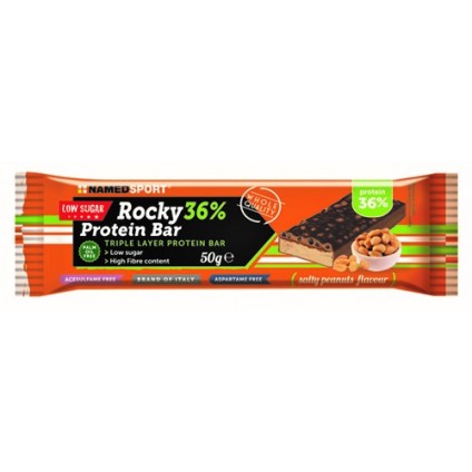 ROCKY 36% PROT BAR PEANUTS 50G