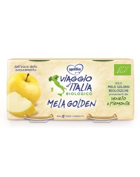 MELLIN VIAGGIO ITALIA BIO OMOGENEIZZATO MELA GOLDEN 2 X 100G