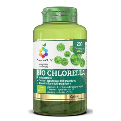 Bio Chlorella 200 Cpr Colours