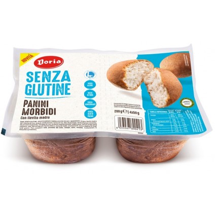 DORIA Panini Morbidi S/G 200g