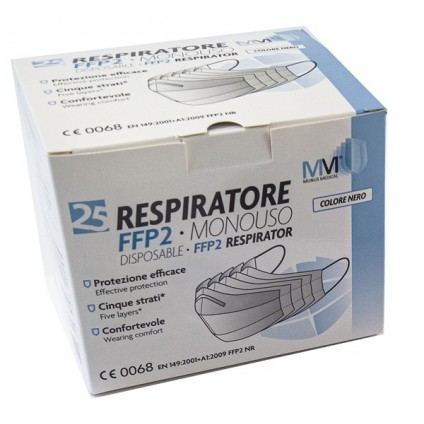 MUNUSMED Resp.FFP2 Nera 25pz