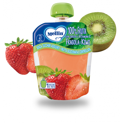 MELLIN Pouch Fragola-Kiwi 90g