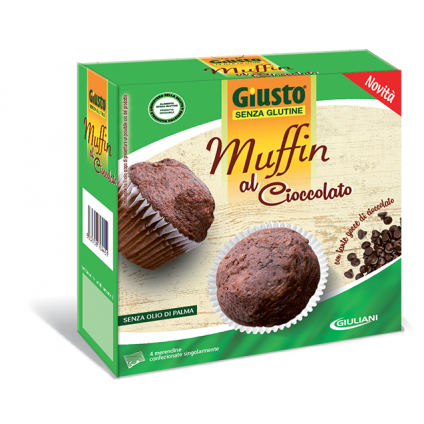 GIUSTO S/G Muffin Ciocc.200g