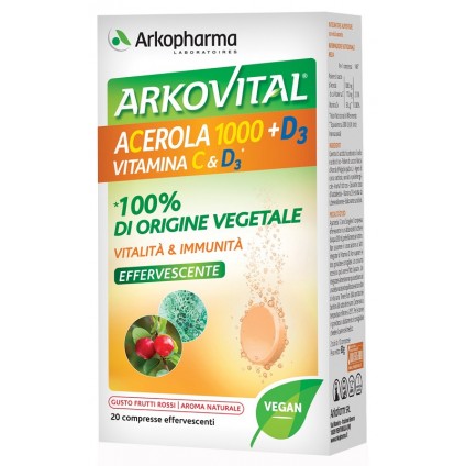 ARKOVITAL Acerola+D3 20Cpr Eff