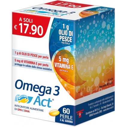 OMEGA 3 ACT 60 Perle1000mg