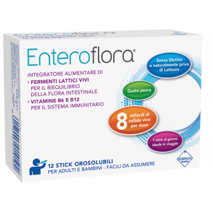 ENTEROFLORA 12 STICK OROSOLUBILI