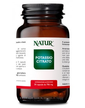 POTASSIO Citrato 30 Cps NATUR