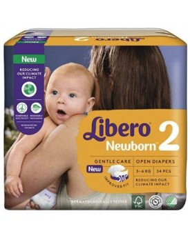 LIBERO New Born 2  3-6Kg 36pz