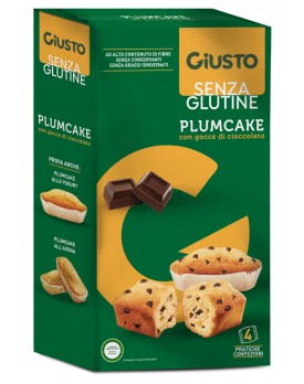 GIUSTO S/G Plumcake Ciocc.160g