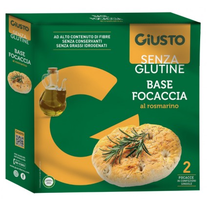 GIUSTO S/G Fondo Focaccia 280g