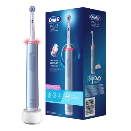 ORAL-B PRO3 Blu Sens.Spazz+2R.