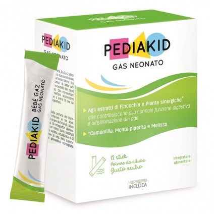 PEDIAKID Gas Neonato 12Stick