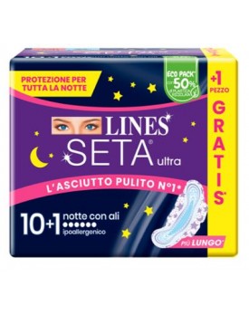 LINES SETA Ultra Notte 10+1pz