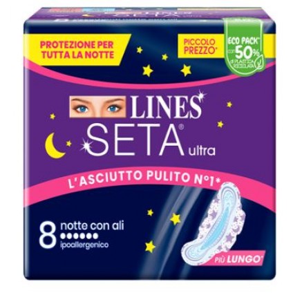 LINES SETA Ultra Notte 8pz