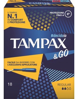 TAMPAX&GO Regular 18pz