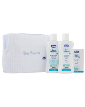 CH-BM Beauty Bag W Zip Azzurro