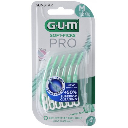 GUM Soft Picks Pro 12pz M  690