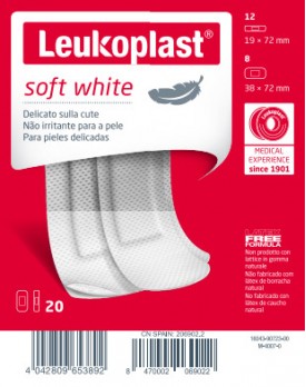 LEUKOPLAST Soft White Ass.20pz