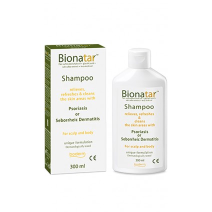 BIONATAR SHAMPOO INDICATO IN PRESENZA DI SINTOMI DI PSORIASI O DERMATITE SEBORROICA 300 ML CE