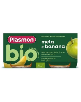 OMO PL.Banana/Mela Bio 2x 80g