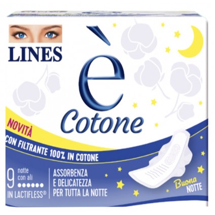 LINES E'Cotone Notte 9pz